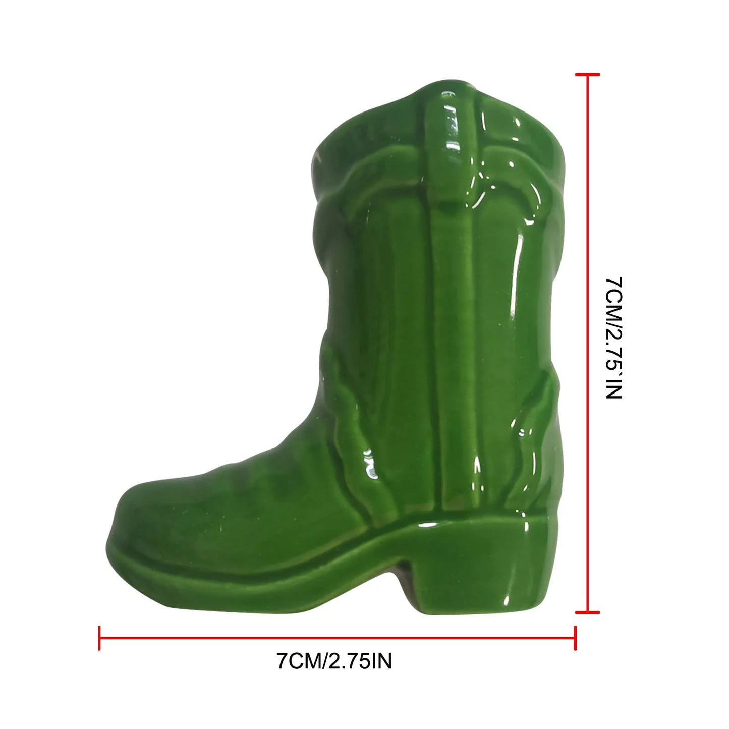 Green Cowboy boot