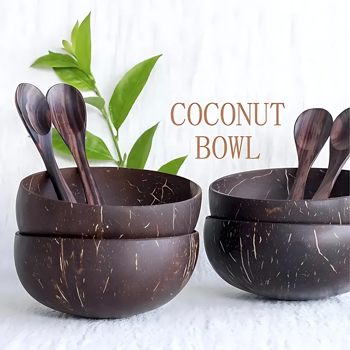 Coconut Bowls Bulk Set
