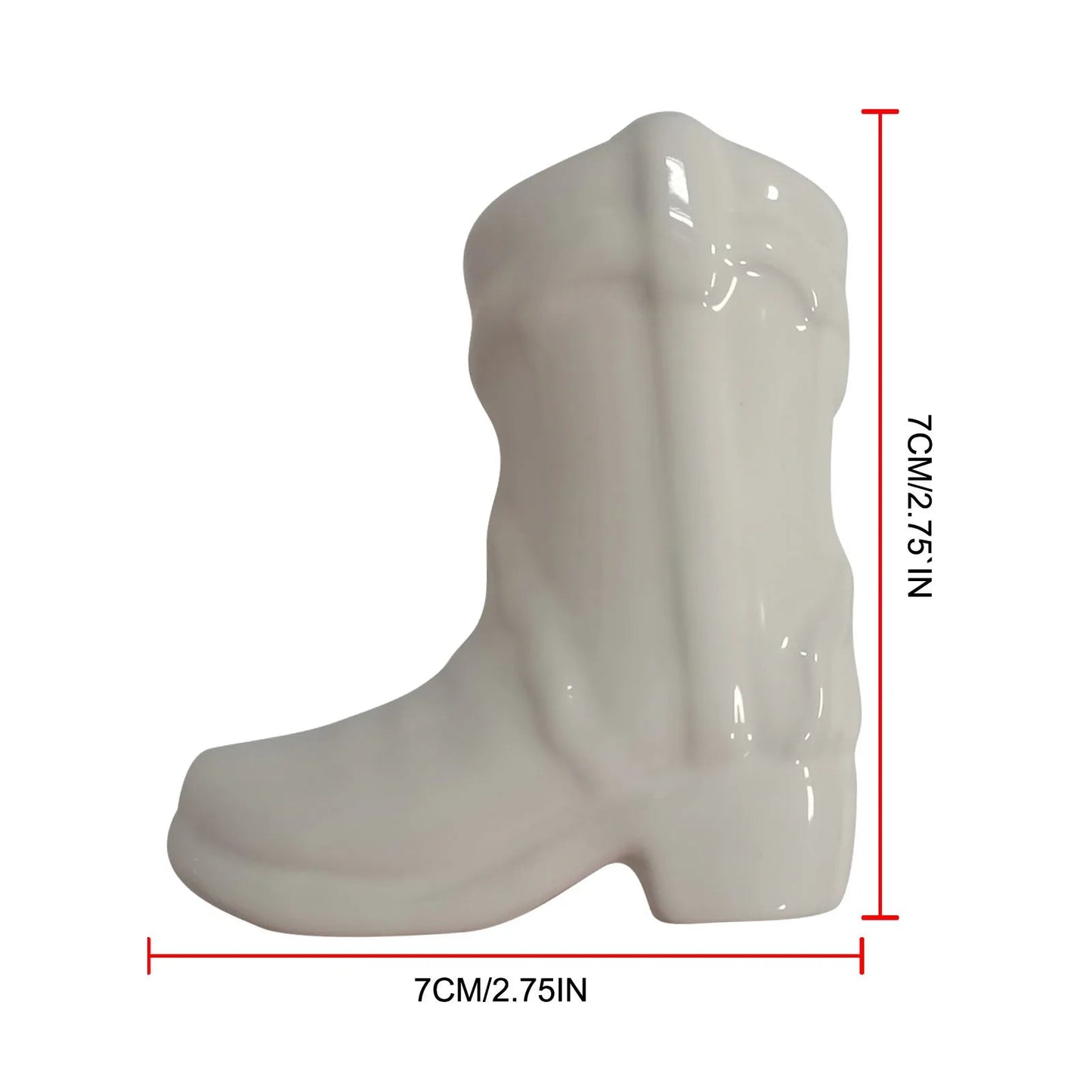 White Cowboy boot